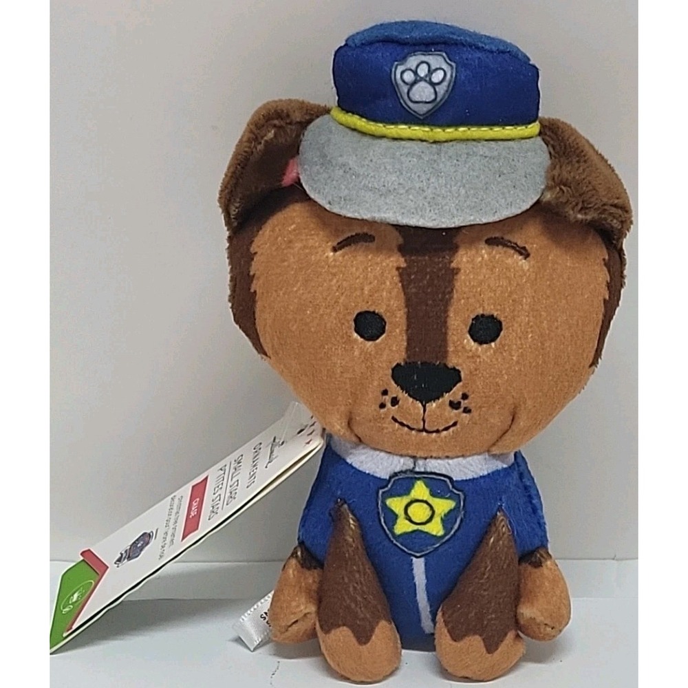 Hallmark Paw Patrol "Chase" Small Stars Plush Christmas Ornaments 4 1/2"‎ Decor